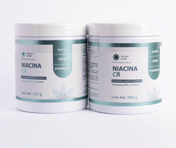 2 frascos de Niacina Cr con 60 dosis cada uno